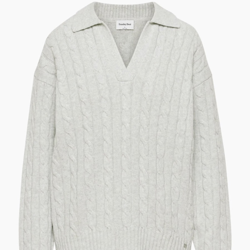 Aritzia Sunday Best - Peggy Polo Sweater